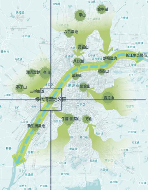 365淘房 南京讯位于江北新区的绿水湾湿地公园项目概念总体规划，今天在南京市规划局网站公示，征询公众意见。